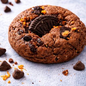 orange zest choco cookie