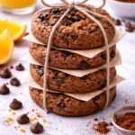 orange zest choco cookie