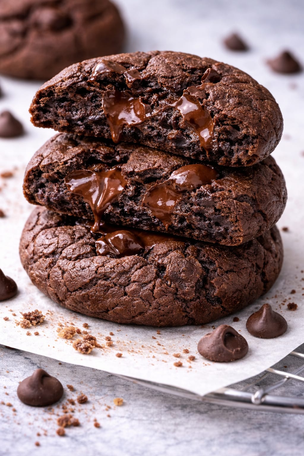 midnight double delight chocolate cookie