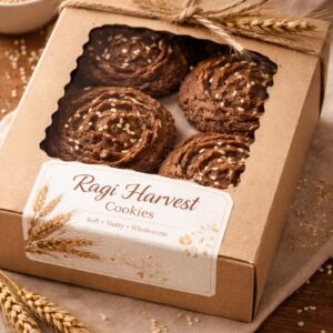 ragi swirl harvest cookies
